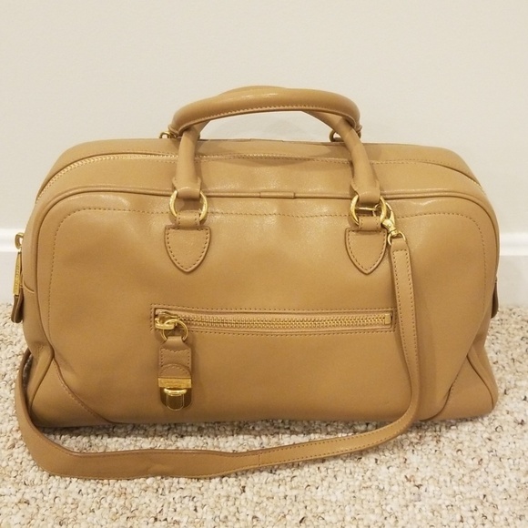 MARC JACOBS Tan Venetia Satchel with Crossbody strap - Picture 2 of 8